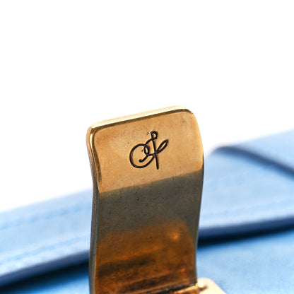 Proenza Schouler Lambskin PS1 Pochette Clutch Blue 10 of 14