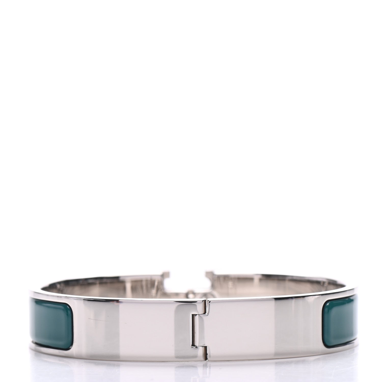 Hermes Enamel Narrow Clic Clac H Bracelet GM Veronese 3 of 5