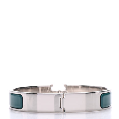 Hermes Enamel Narrow Clic Clac H Bracelet GM Veronese 3 of 5