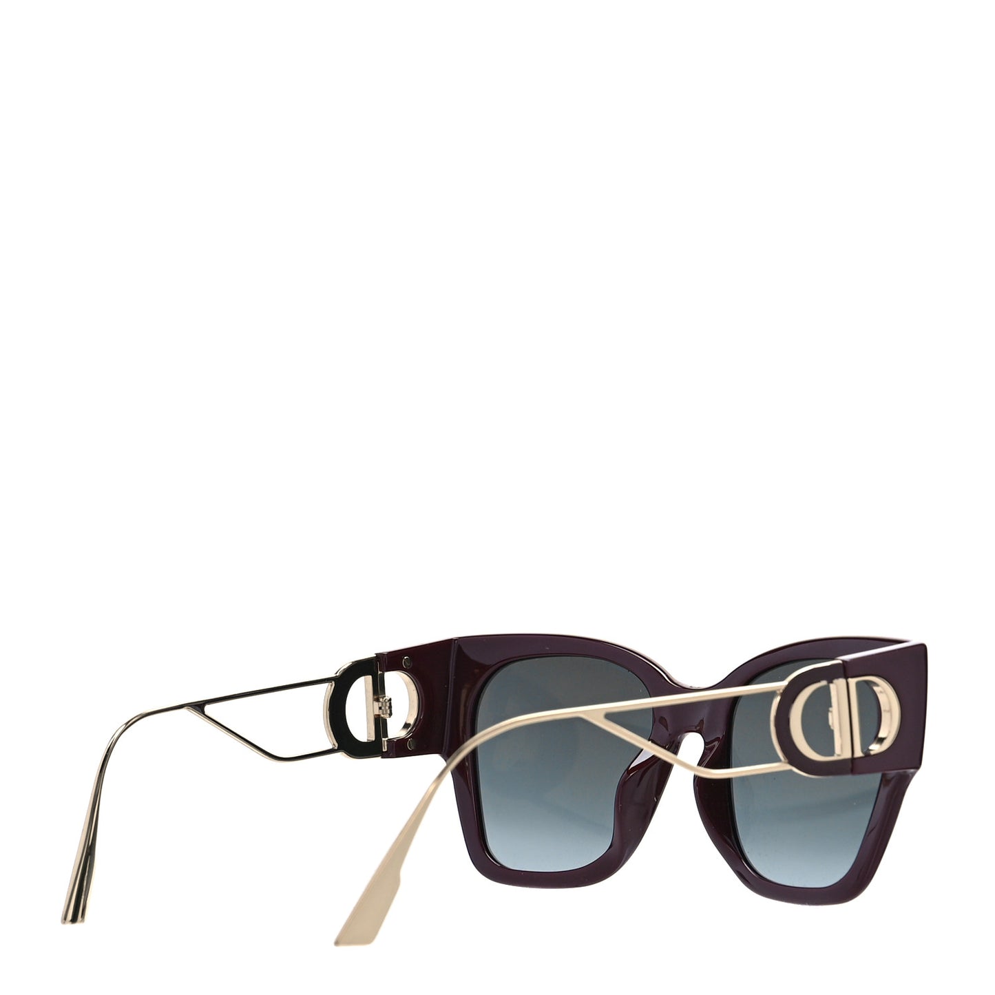 Rectangular 30 Montaigne 1 Sunglasses Burgundy