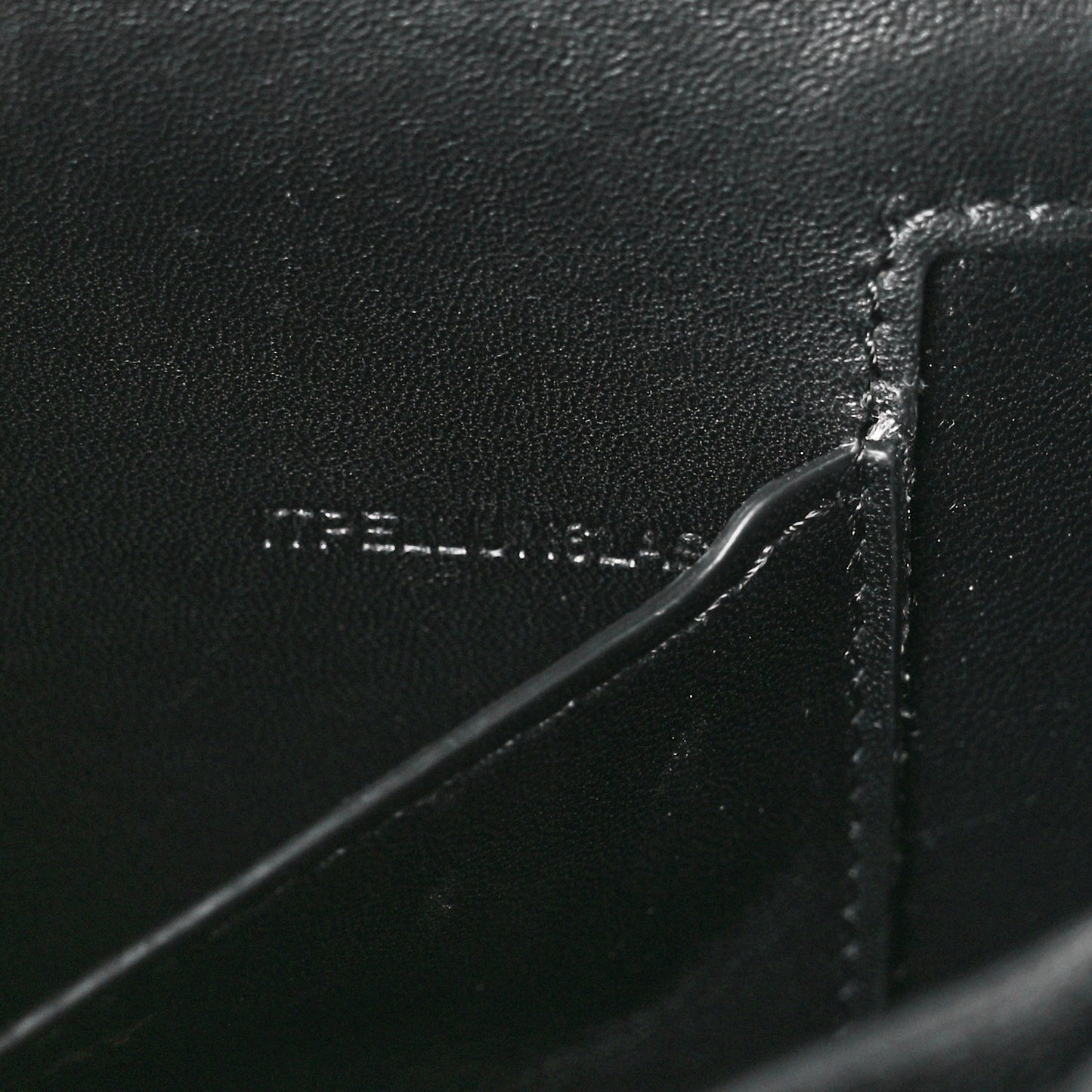 Grained Calfskin Mini TB Bag Black