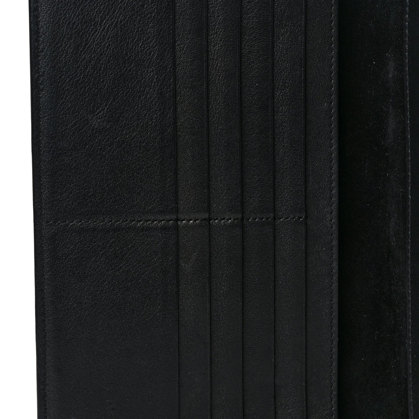 Lizard Calfskin Large Multifunction Strap Wallet Black