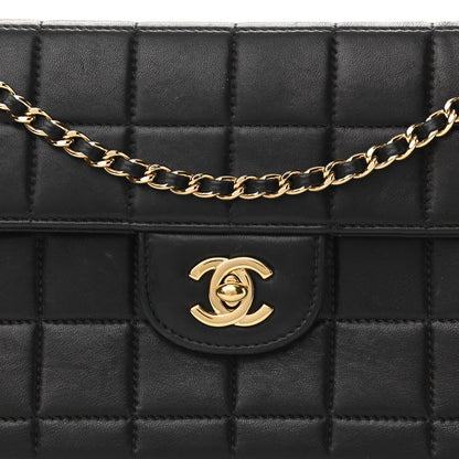 Chanel Lambskin East West Chocolate Bar Flap Black 9 of 14