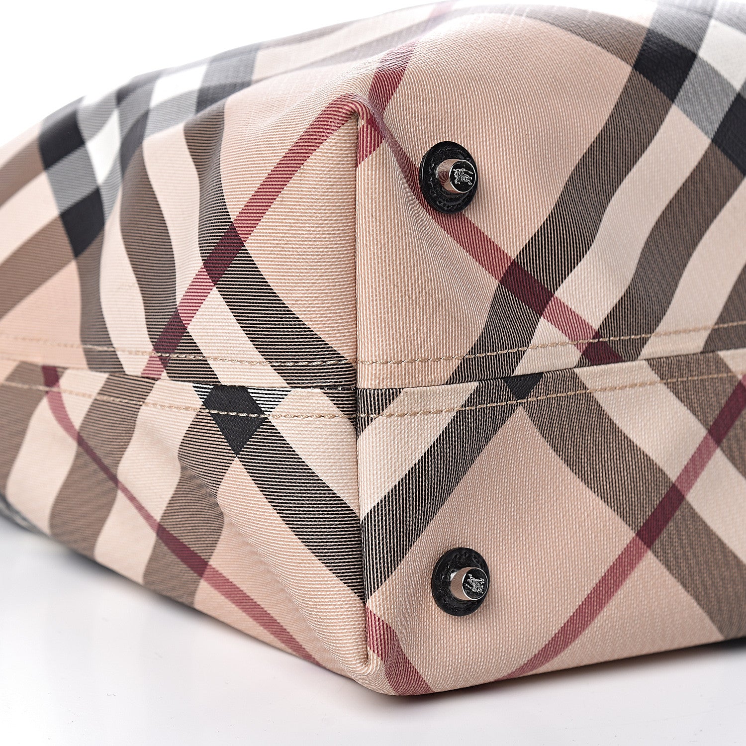 Burberry Nova Check Large Nickie Tote Black 11 of 14