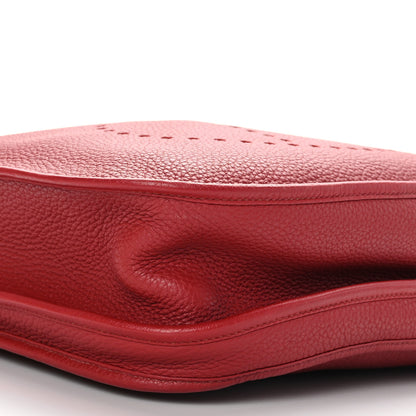 Hermes Taurillon Clemence Evelyne III GM Rubis 8 of 9