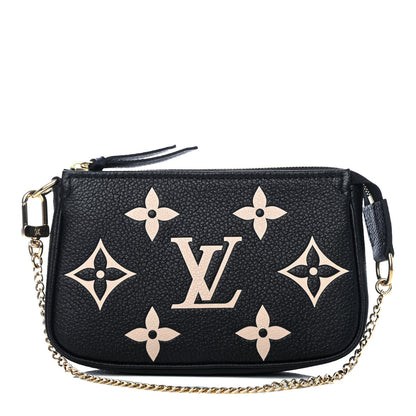 Louis Vuitton Empreinte Monogram Giant Mini Pochette Accessories Black 1 of 4