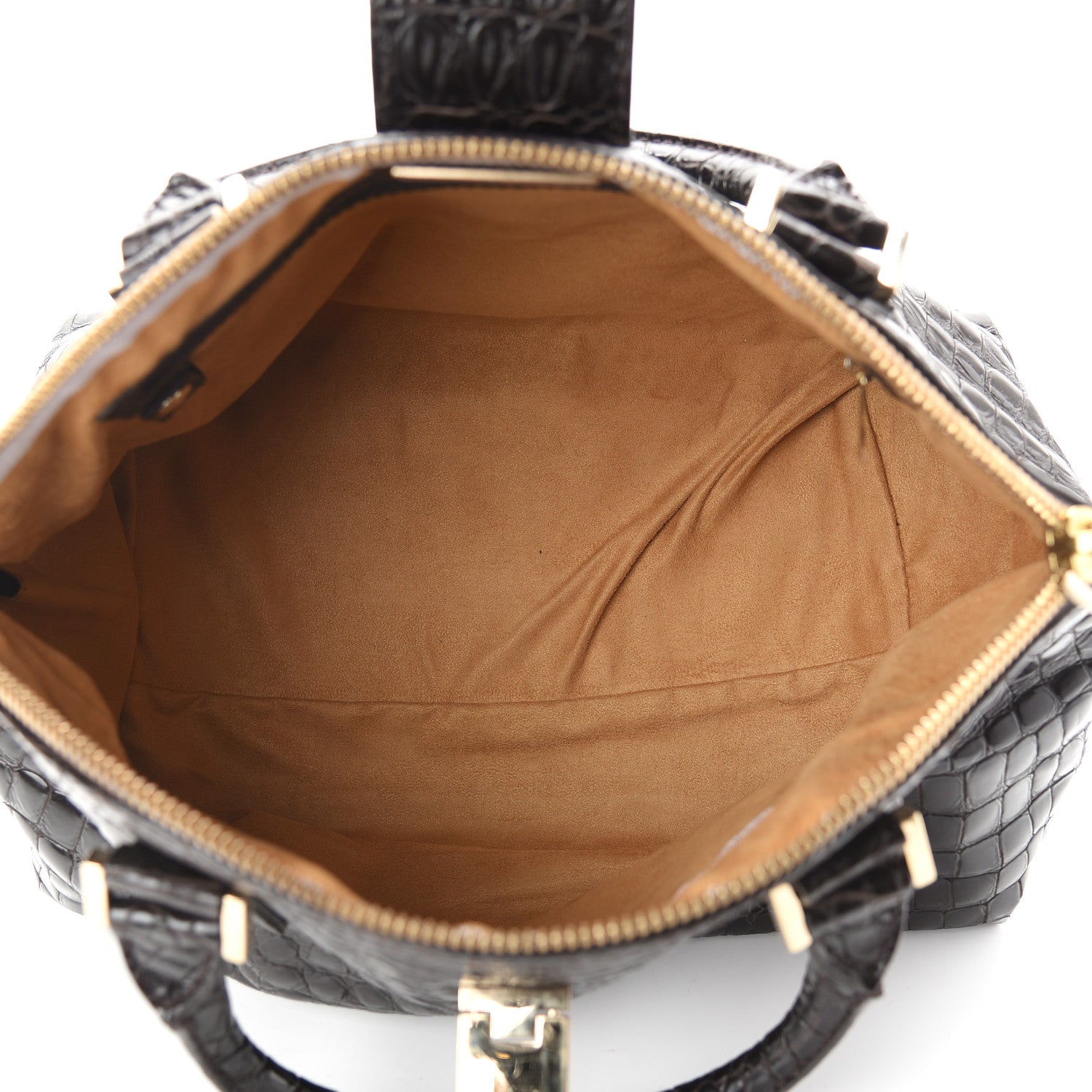 Jimmy Choo Calfskin Crocodile Embossed Bag 5 of 11