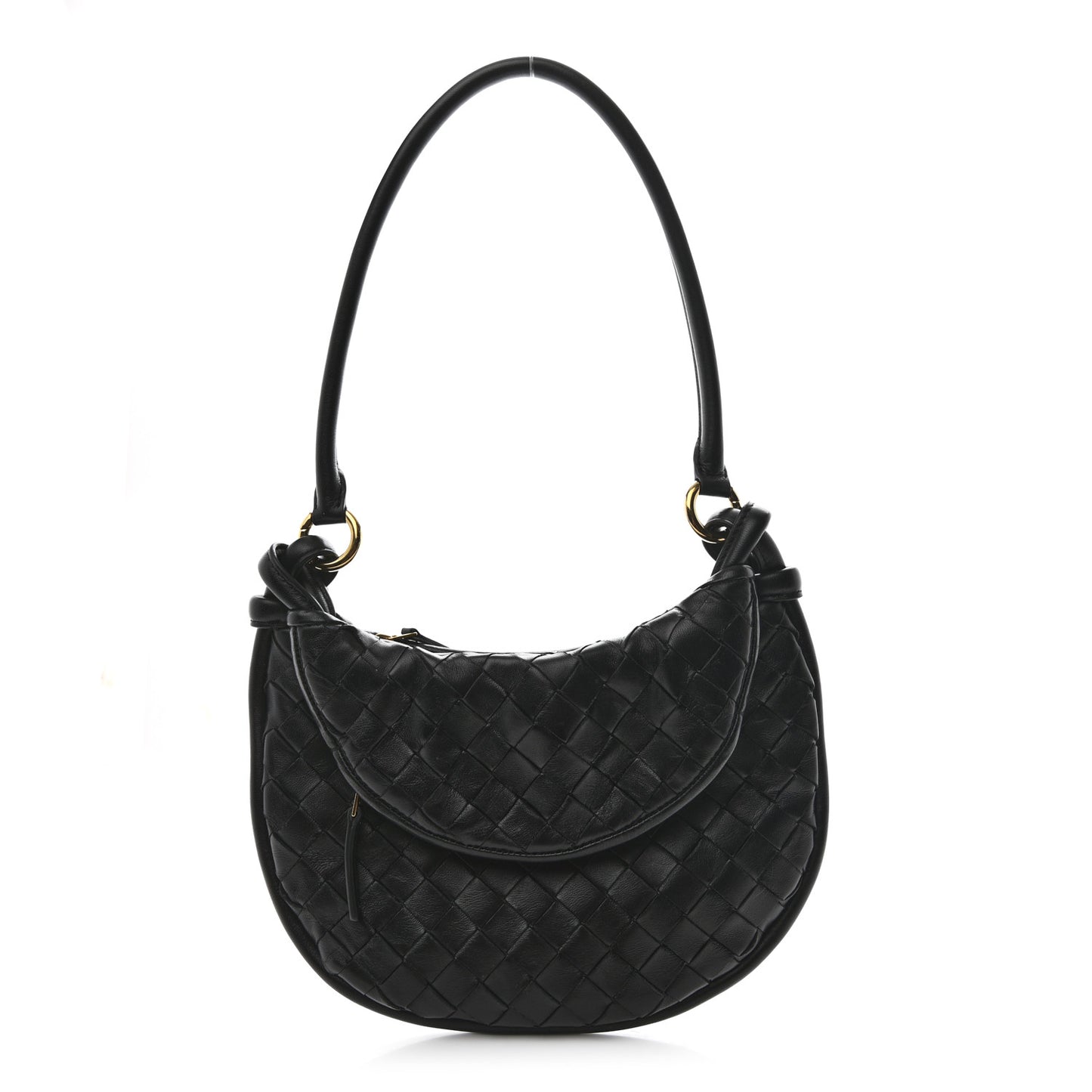 Nappa Intrecciato Small Gemelli Black