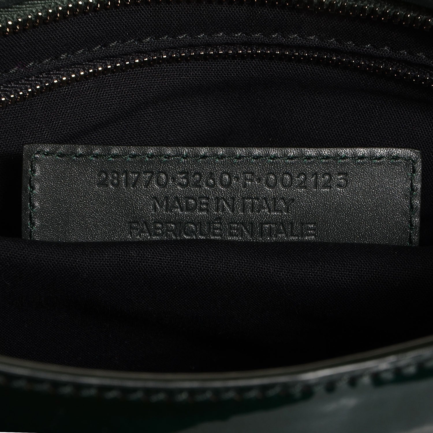 Balenciaga Smooth Calfskin Metallic Patent Giant 12 Silver Hardware City Vert Poker Fonce 10 of 10