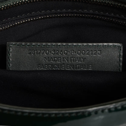 Balenciaga Smooth Calfskin Metallic Patent Giant 12 Silver Hardware City Vert Poker Fonce 10 of 10