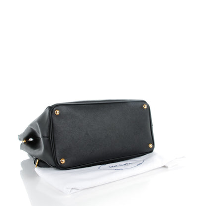 Prada Saffiano Large Galleria Double Zip Tote Black 4 of 9