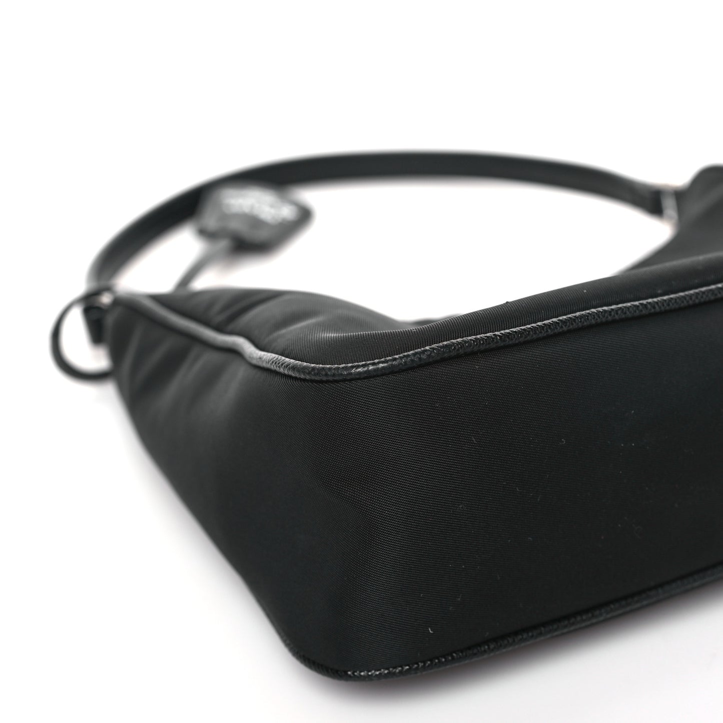 Tessuto Nylon Saffiano Mini Re-Edition 2005 Bag Black