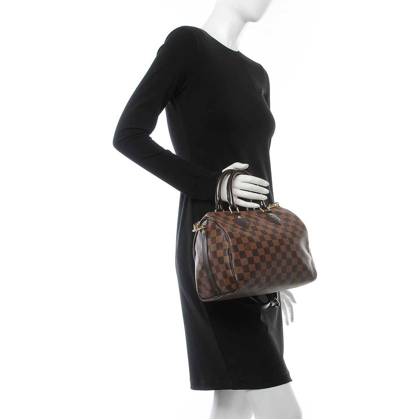 Damier Ebene Speedy Bandouliere 25