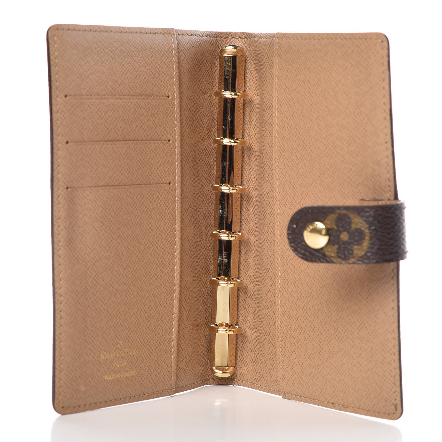 Louis Vuitton Monogram Complice Trunks and Bags Small Ring Agenda Cover Beige 5 of 9