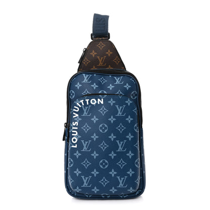 Louis Vuitton Monogram Avenue Sling Bag NM Atlantic Blue 1 of 9