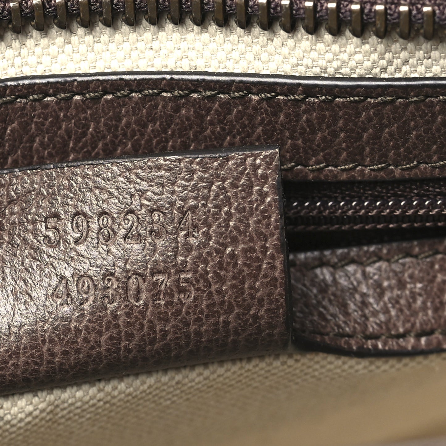 GG Supreme Monogram Web Ophidia GG Toiletry Case Beige New Acero