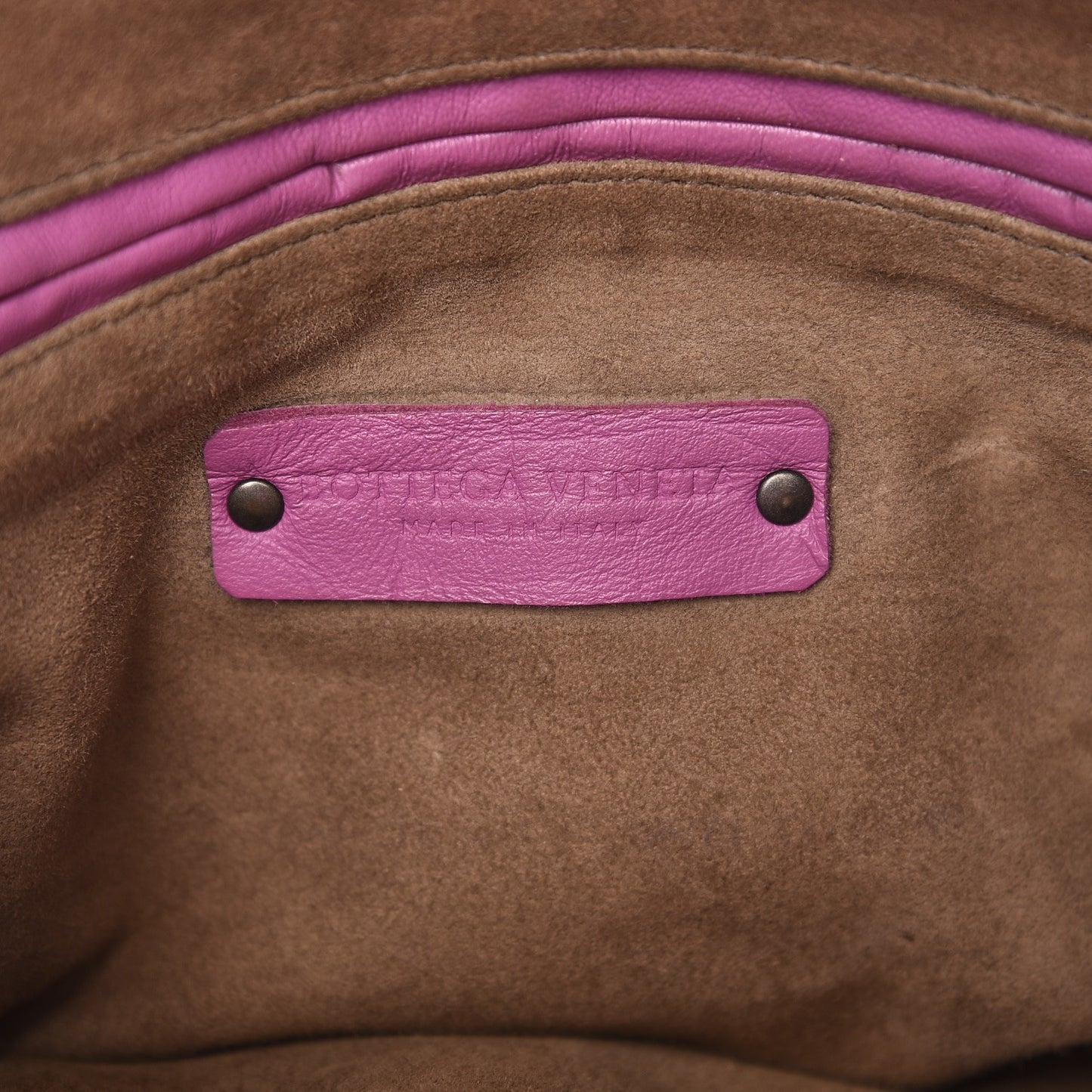 Nappa Intrecciato Pillow Crossbody Messenger Peony