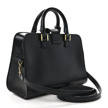 Saint Laurent SAINT LAURENT Calfskin Monogram Baby Cabas Black 3 of 13