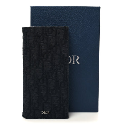 Christian Dior Oblique Vertical Wallet Black 11 of 11