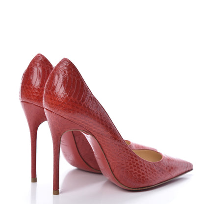Christian Louboutin Watersnake Decollete 554 100 Pumps 36 Red 4 of 12