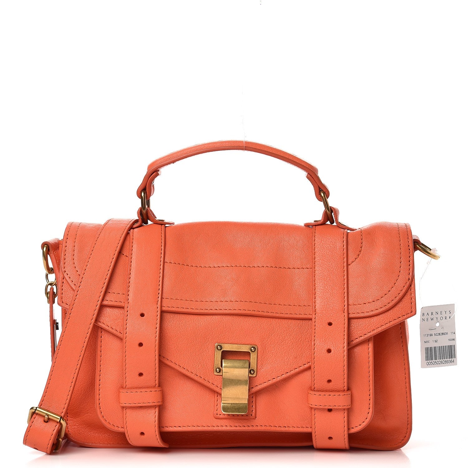 Proenza Schouler Lambskin Tiny PS1 Satchel Grapefruit 1 of 10