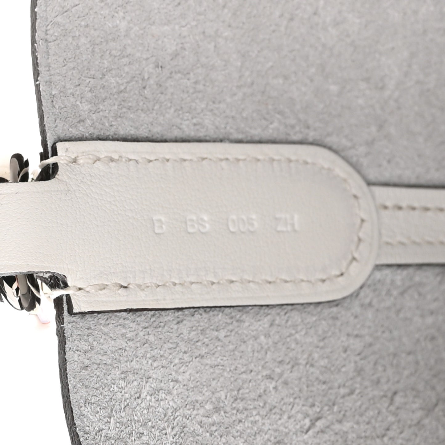 Taurillon Clemence Swift In-The-Loop 18 Bag New White