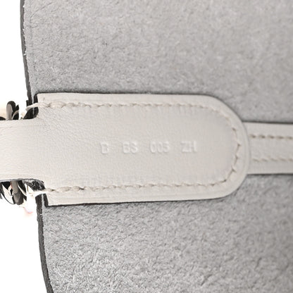 Hermes Taurillon Clemence Swift In-The-Loop 18 Bag New White 6 of 10