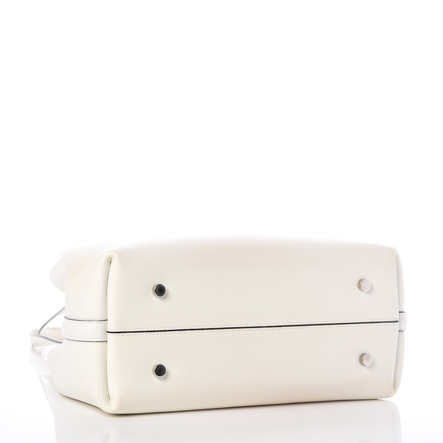 Christian Dior Grained Calfskin Medium Blossom Tote White 5 of 11