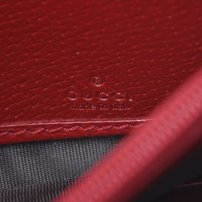 Gucci GG Supreme Monogram Tian Continental Wallet Beige Multicolor Red 7 of 8