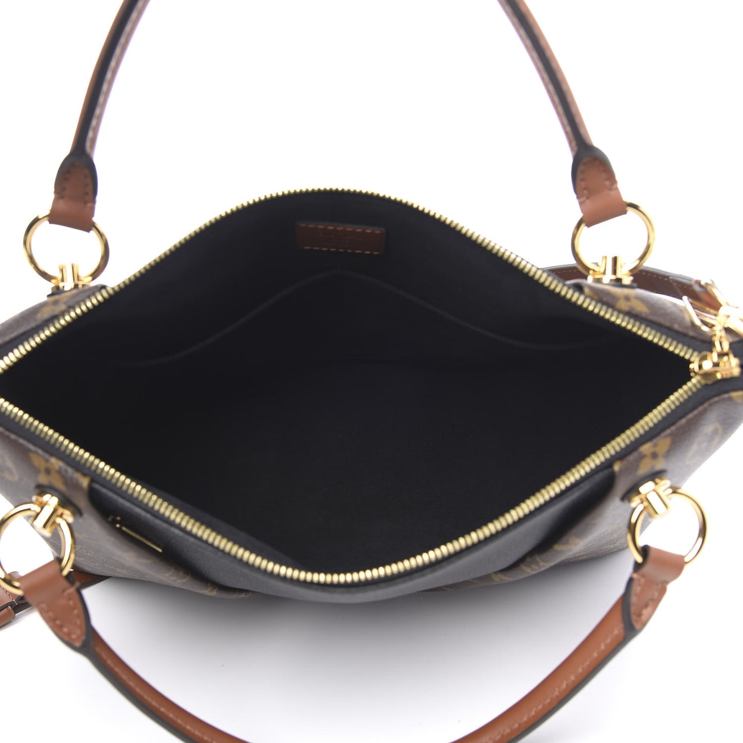 Monogram V Tote MM Black