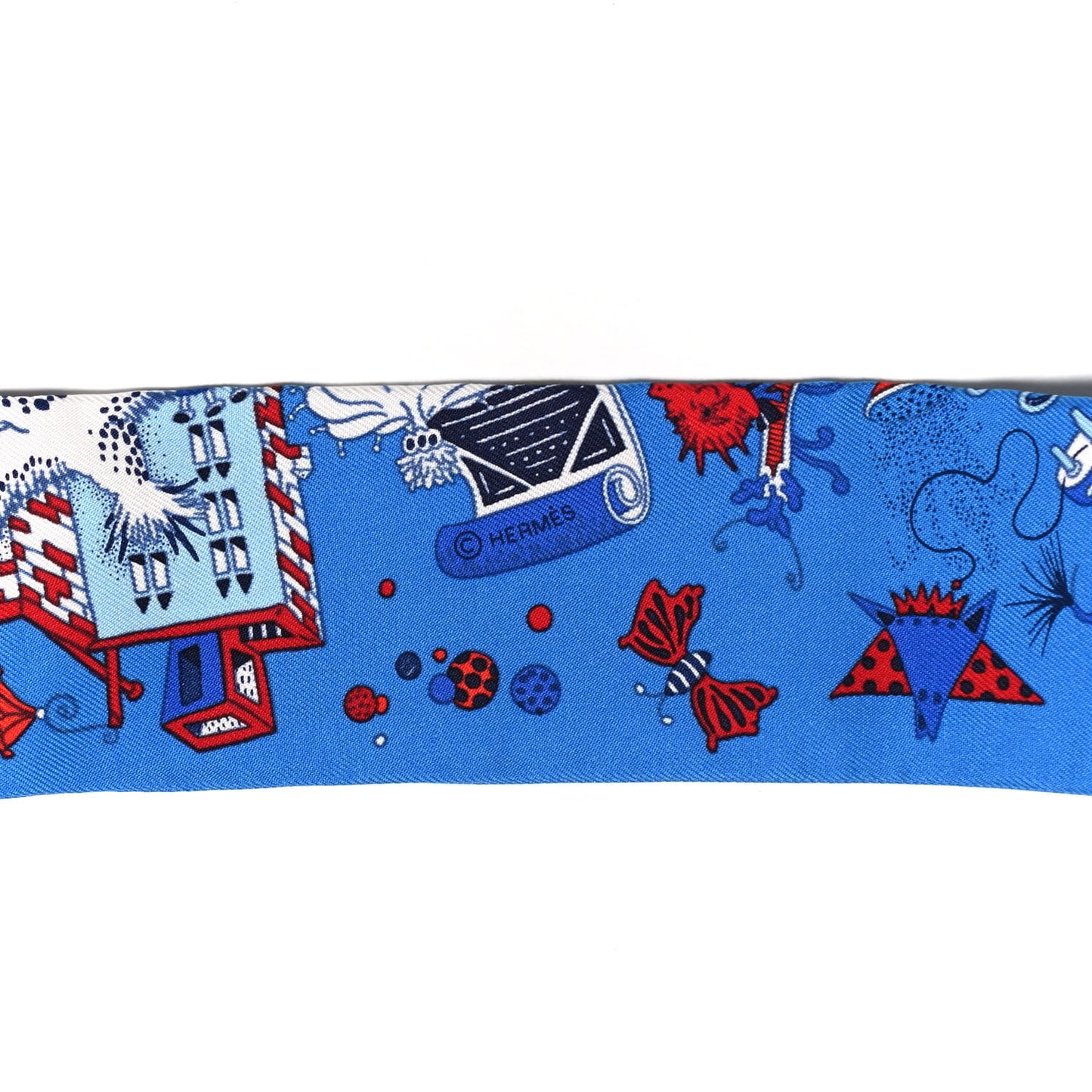 Silk La Folle Parade Twilly Bleu Gitane Rouge