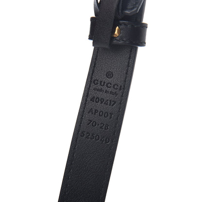 Gucci Calfskin Double G 20mm Belt 70 28 Black 5 of 5