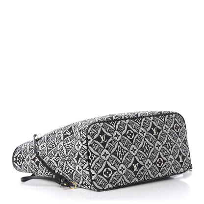 Louis Vuitton Jacquard Since 1854 Neverfull MM Grey 4 of 10
