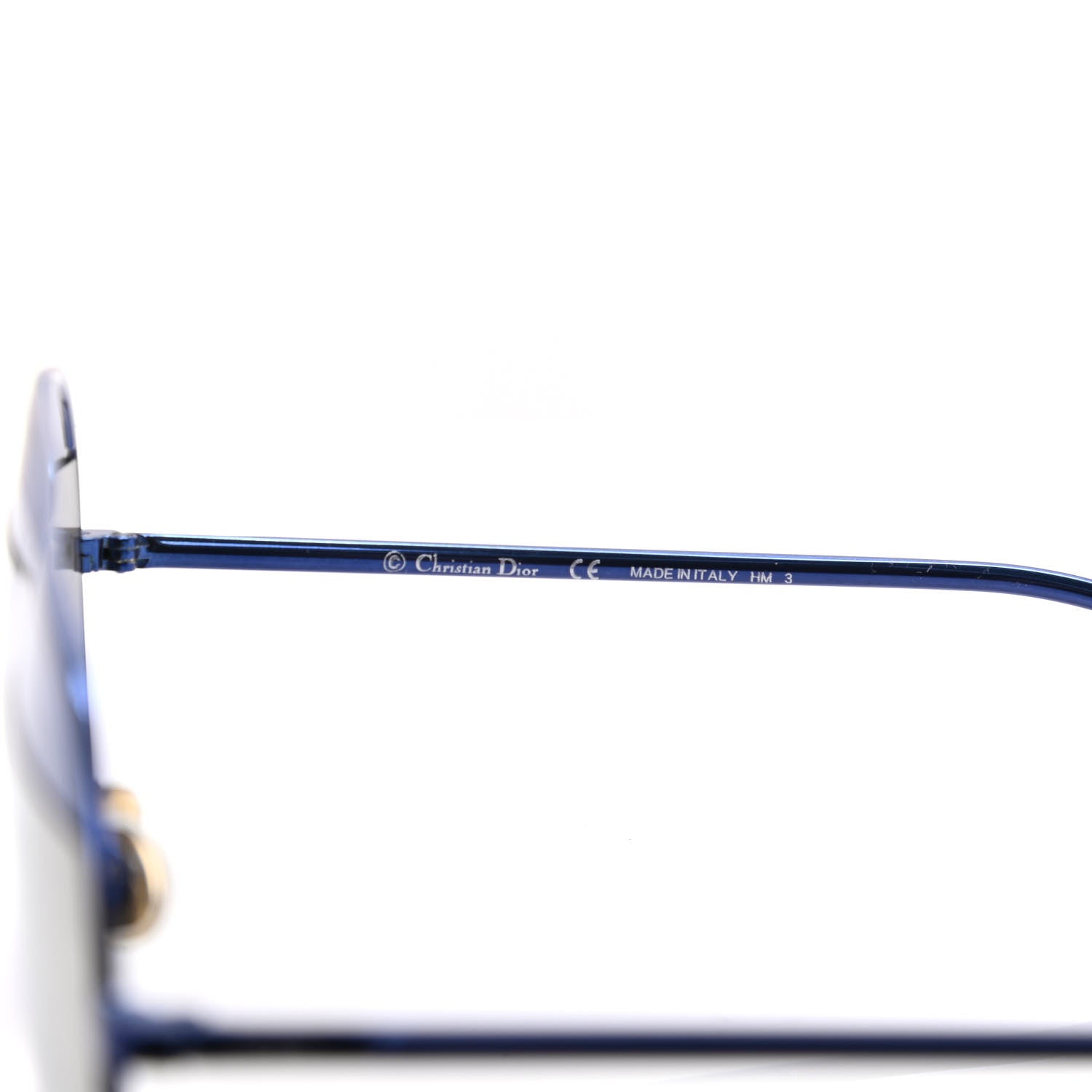 Christian Dior Split 1 Aviator Sunglasses Blue 5 of 7
