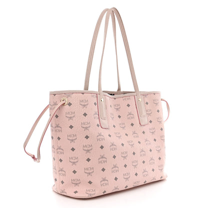 MCM Visetos Medium Liz Reversible Shopper Tote Soft Pink 4 of 22