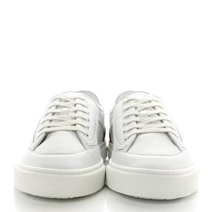 Hermes Calfskin Mens Get Sneakers 42 White 2 of 9