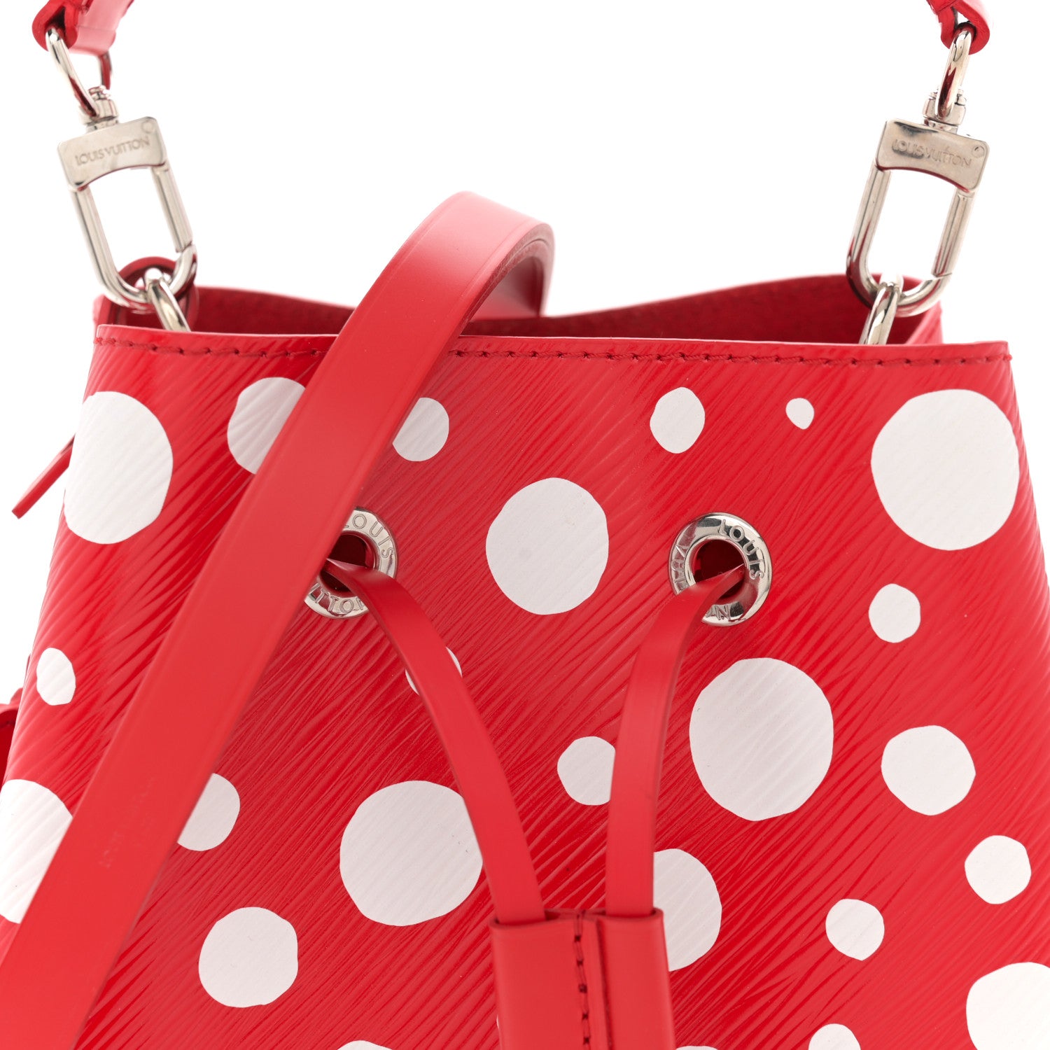 Louis Vuitton LV X YK Epi Neonoe BB Rouge White 7 of 9