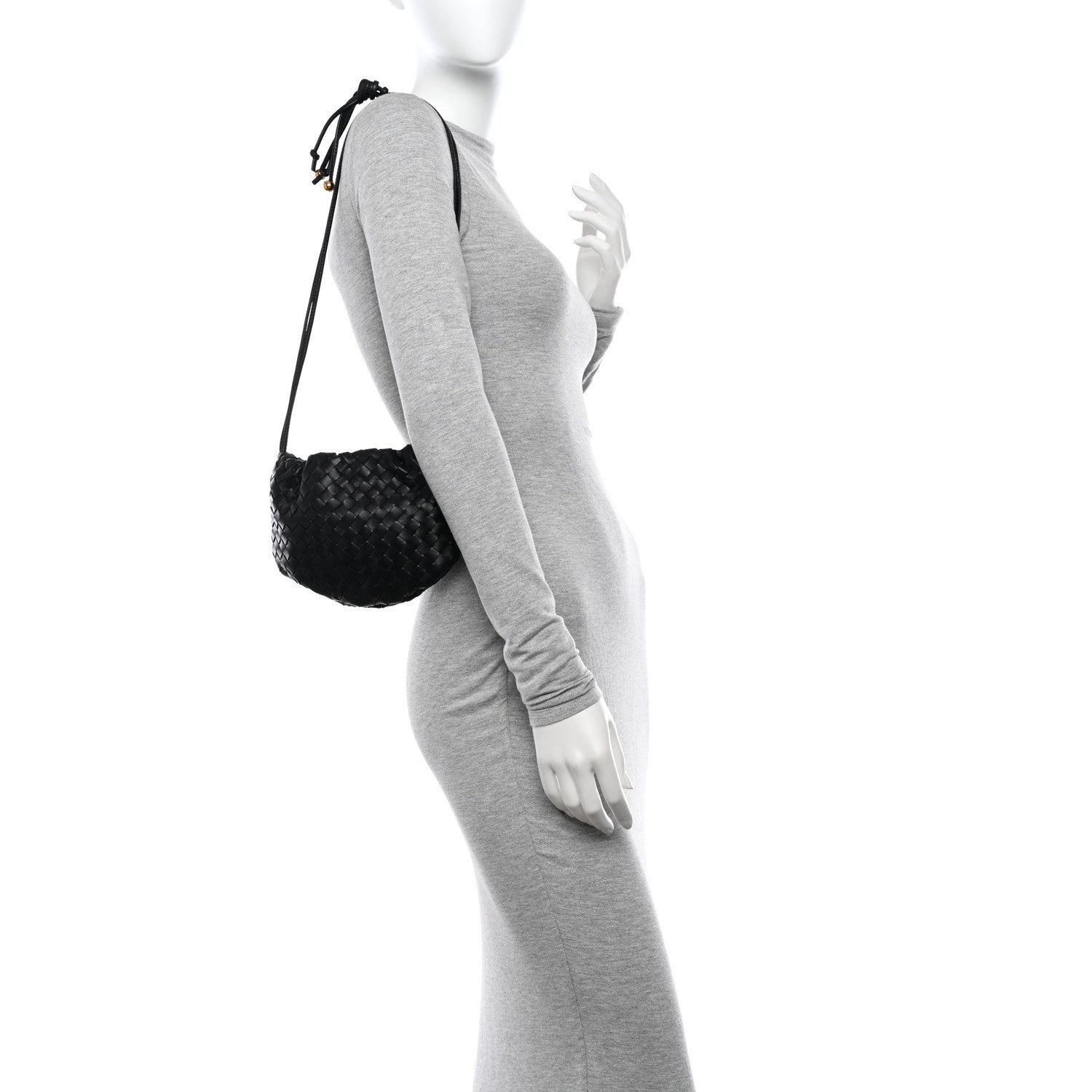 Bottega Veneta BOTTEGA VENETA Nappa Intrecciato Mini Bulb Black 2 of 10