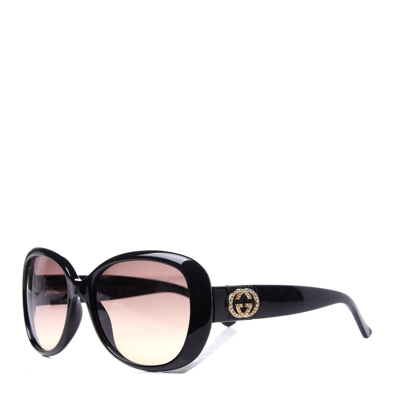 Gucci Acetate Crystal GG Sunglasses GG 3644/N/S Black 1 of 9