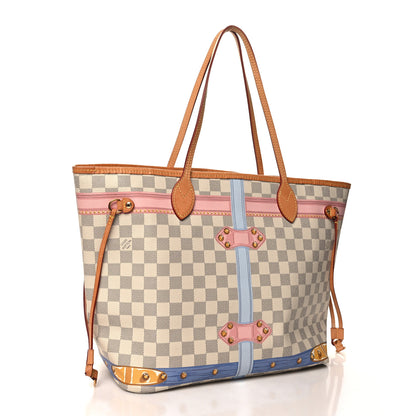 Louis Vuitton Damier Azur Summer Trunks Neo Neverfull MM 4 of 10