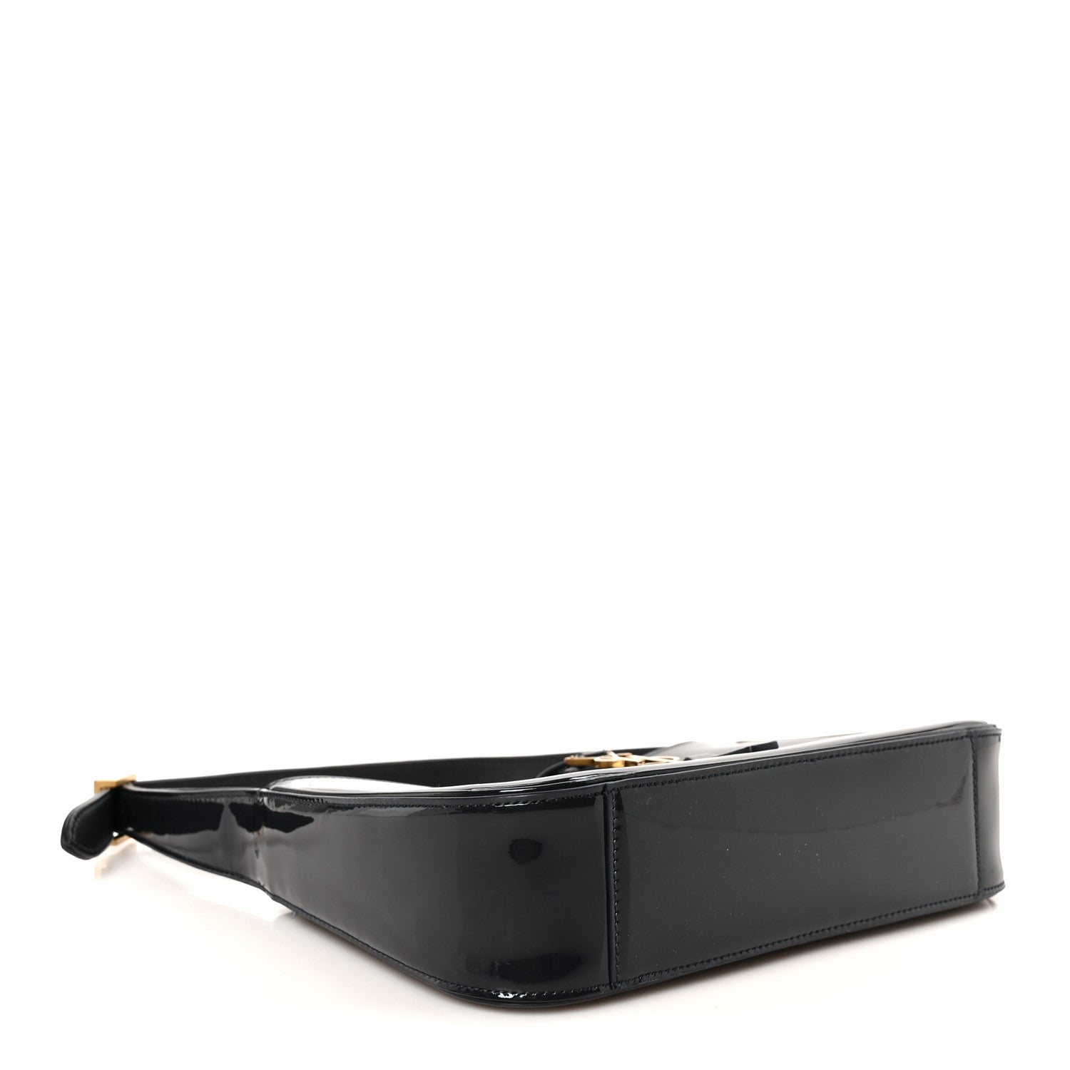 Saint Laurent Patent Le 5 A 7 Hobo Dark Notte 4 of 10