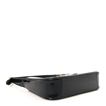 Saint Laurent Patent Le 5 A 7 Hobo Dark Notte 4 of 10