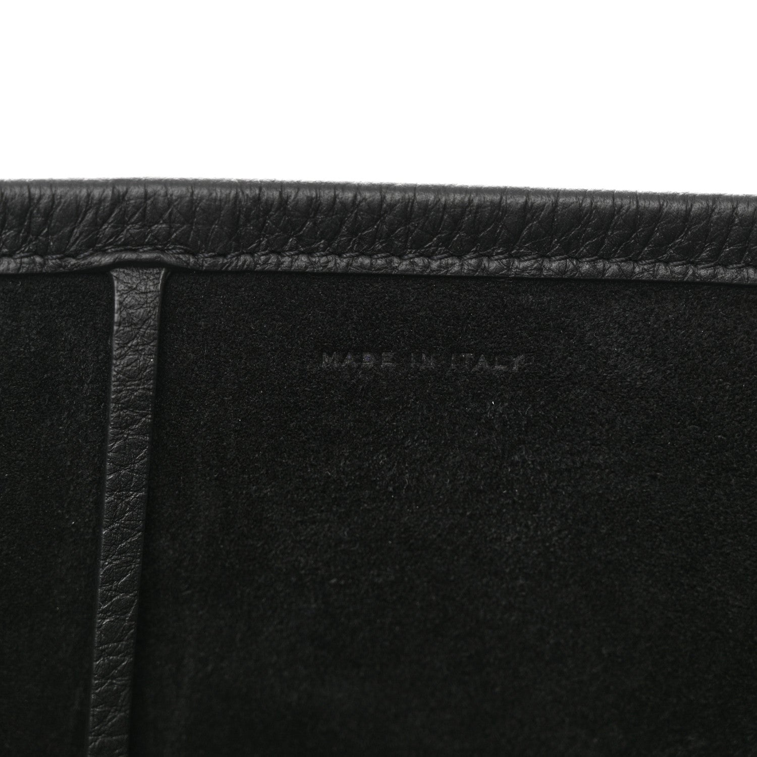 The Row Grained Calfskin Large N/S Park Tote Black 7 of 10