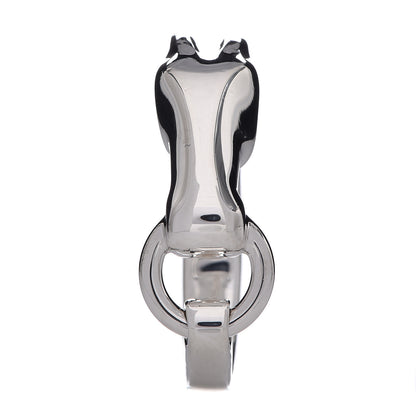 Hermes Sterling Silver PM Galop Ring 53 6.25 1 of 9