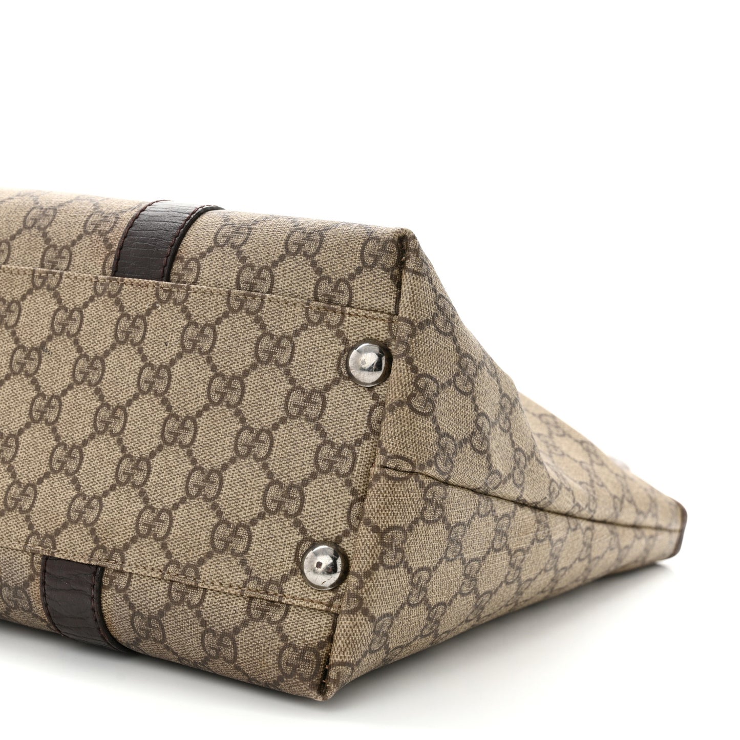 GG Plus Monogram Medium Joy Tote Dark Brown