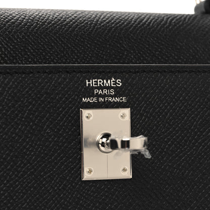Hermes Epsom Kelly Sellier 25 Black 6 of 11