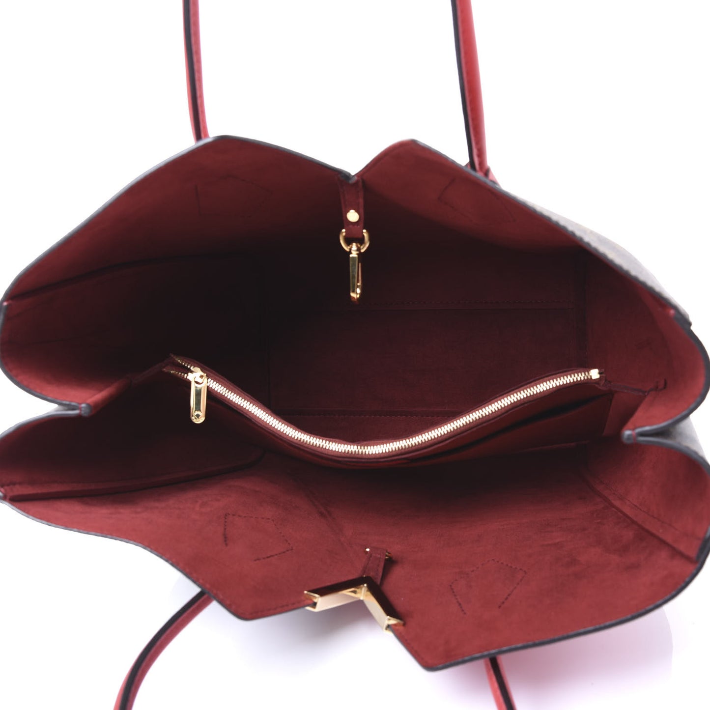 Calfskin Monogram Kimono Tote Cherry