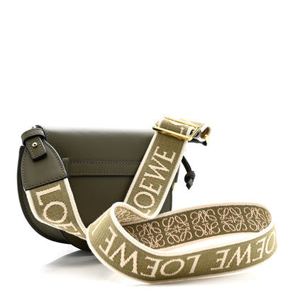 Loewe Calfskin Jacquard Mini Gate Dual Bag Autumn Green 3 of 11
