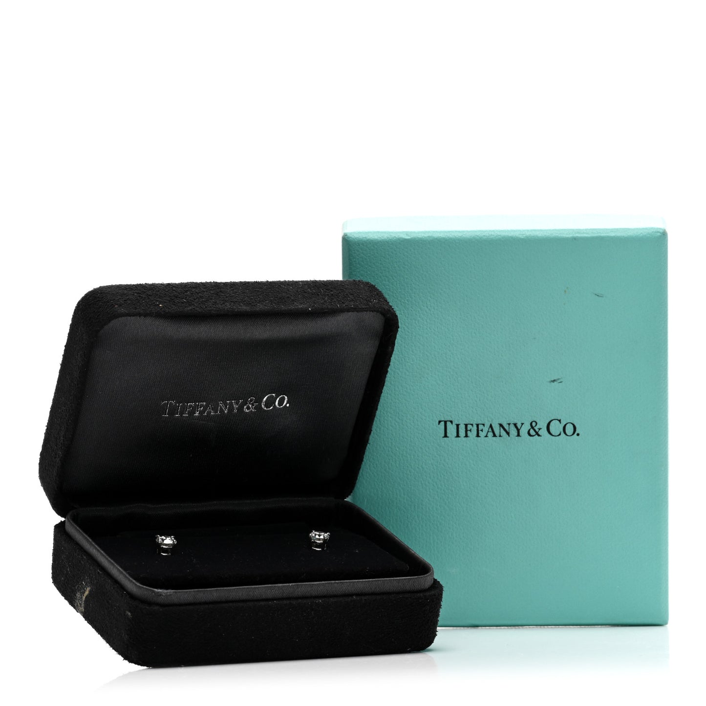 Platinum Diamond .80ctw Solitaire Earrings