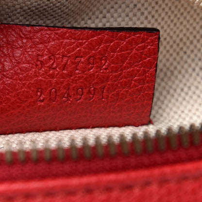 Gucci Grained Calfskin Small Logo Belt Bag Hibiscus Red 9 of 9